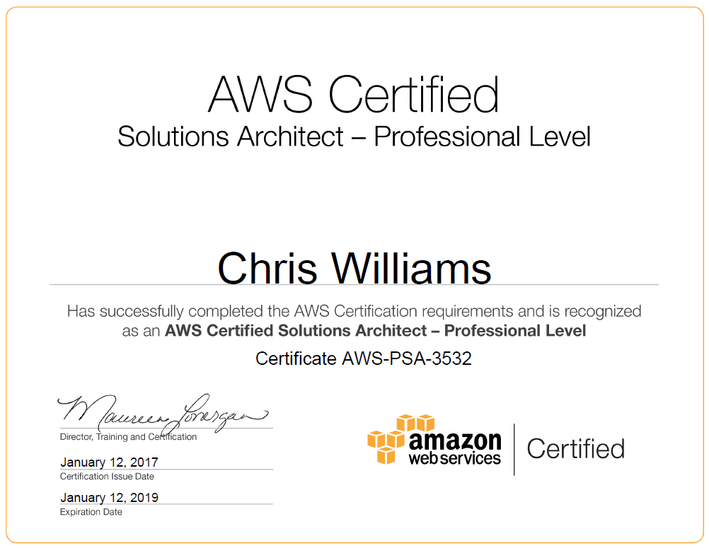 My Experience with the AWS Solutions Architect Pro (AWS ...
